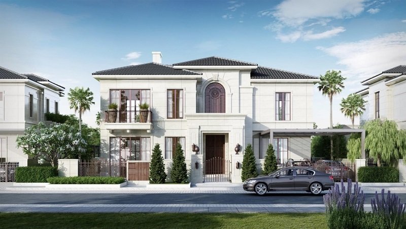 Biet thu don lap Athena Tay Nam Kim Giang