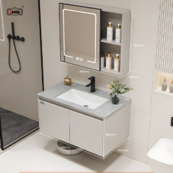 BỘ TỦ GƯƠNG PHÒNG TẮM CAO CẤP AKHOA PVC11 80CM 10 PVC05 80 06