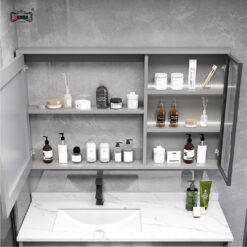 BỘ TỦ GƯƠNG PHÒNG TẮM CAO CẤP AKHOA PVC20 80CM 16 PVC20 80 04