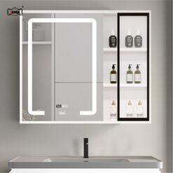 BỘ TỦ GƯƠNG PHÒNG TẮM CAO CẤP AKHOA PVC20 80CM 18 PVC20 80 11