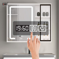 BỘ TỦ GƯƠNG PHÒNG TẮM CAO CẤP AKHOA PVC20 80CM 19 PVC20 80 12