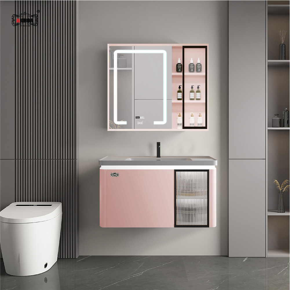 BỘ TỦ GƯƠNG PHÒNG TẮM CAO CẤP AKHOA PVC20 80CM 4 PVC20 80 16